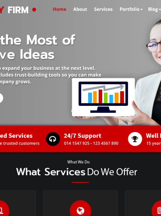 Agency Firm WordPress 主题