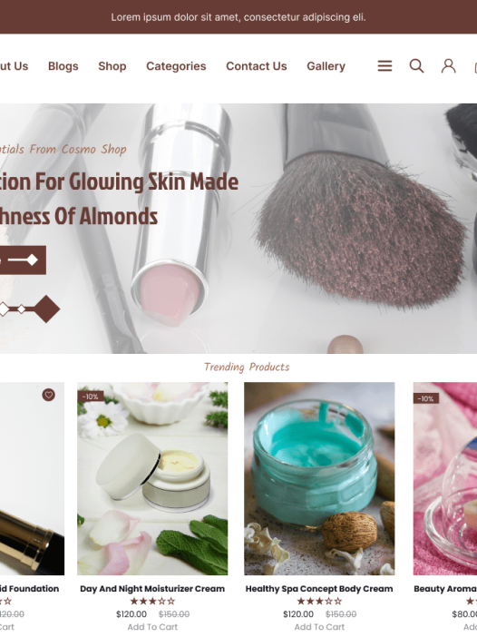 Classic Cosmetics WordPress 主题