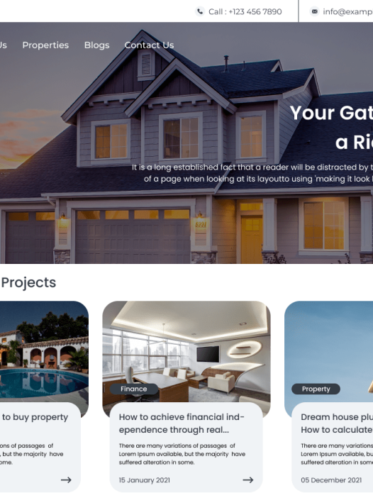 Real Estate Property WordPress 主题