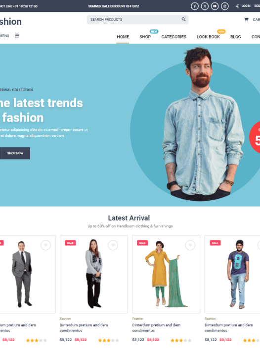 Clothing Store Blocks WordPress 主题