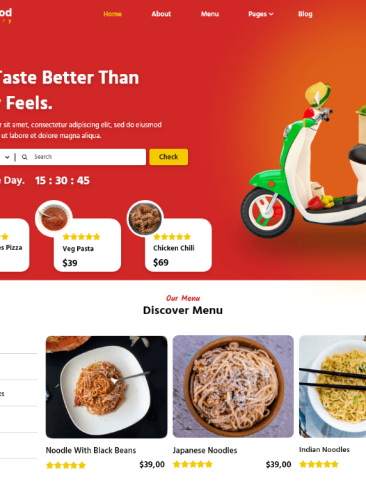 Fast Food Delivery WordPress 主题