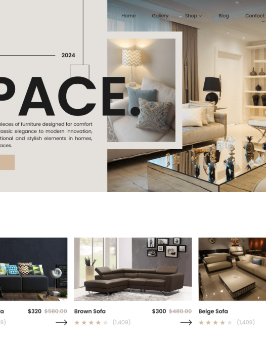 VW Furniture Shop WordPress 主题