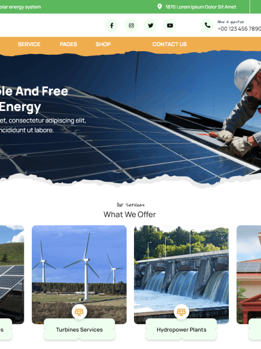 Solar Panel Distributor WordPress 主题