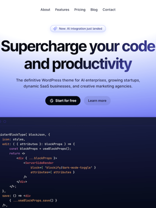 Codeify WordPress 主题