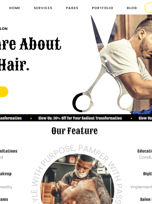 Modern Salon WordPress 主题