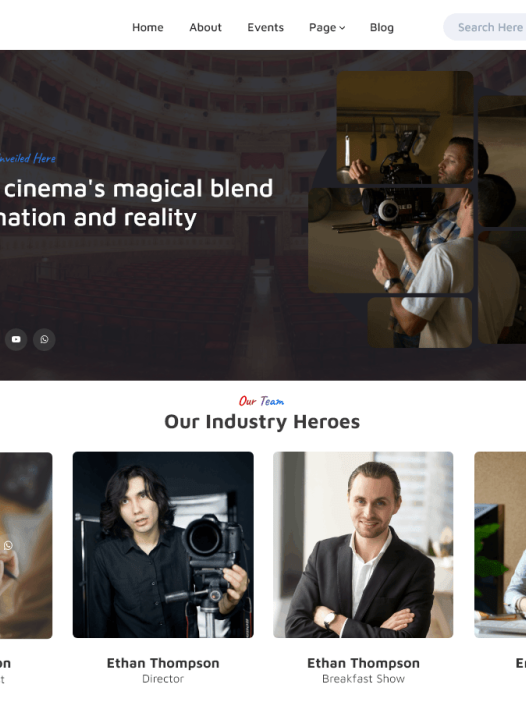 Film Celebrity WordPress 主题