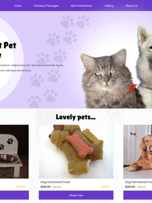 Dog Pet House WordPress 主题