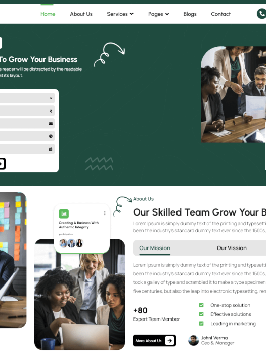 VW Business Consulting WordPress 主题