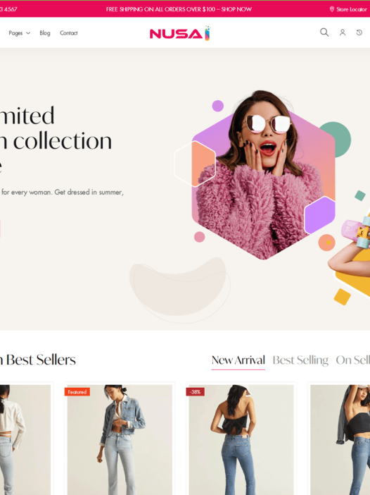 Nusai Fashion Store WordPress 主题