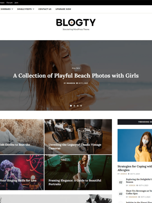 Blogty WordPress 主题