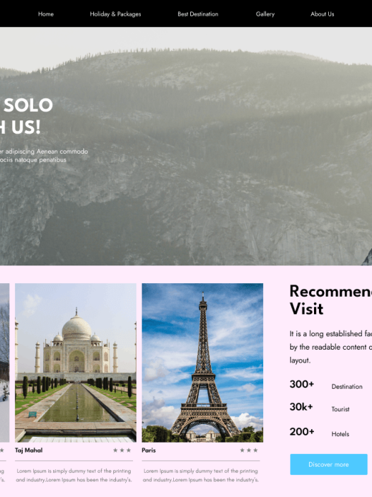 Travel Vacation WordPress 主题