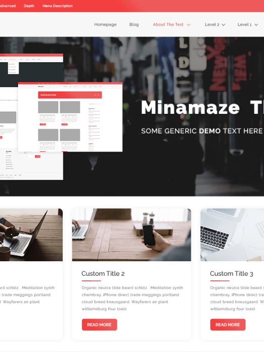 Minamaze eShop WordPress 主题
