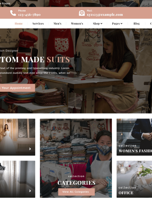 The Fashion Woocommerce WordPress 主题