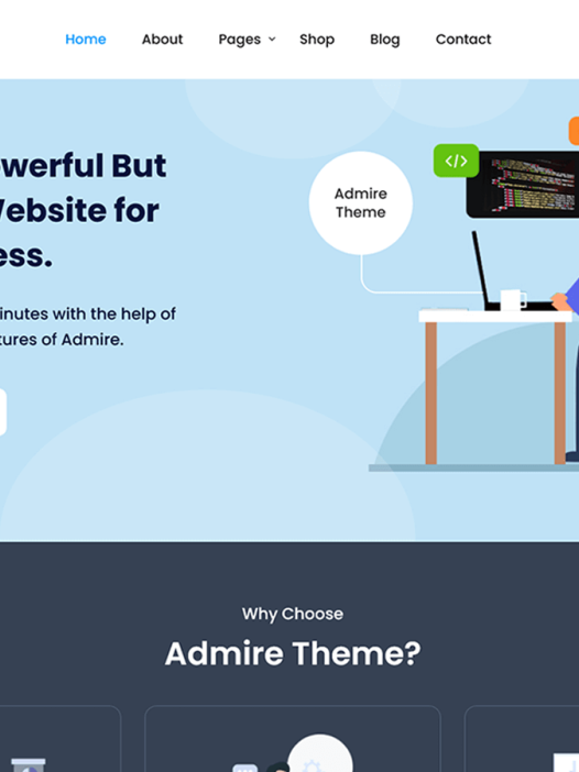 SKT Admire WordPress 主题