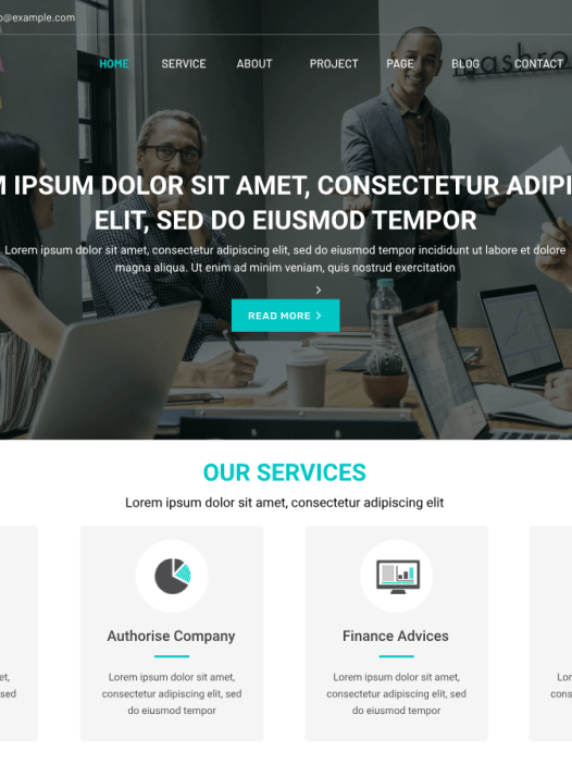 One Business Blocks WordPress 主题