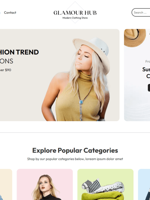 Glamourhub WordPress 主题