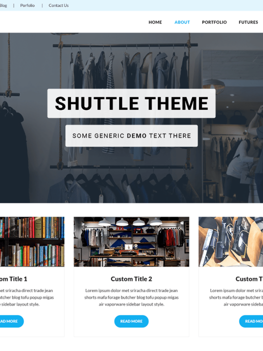 Shuttle iCommerce WordPress 主题