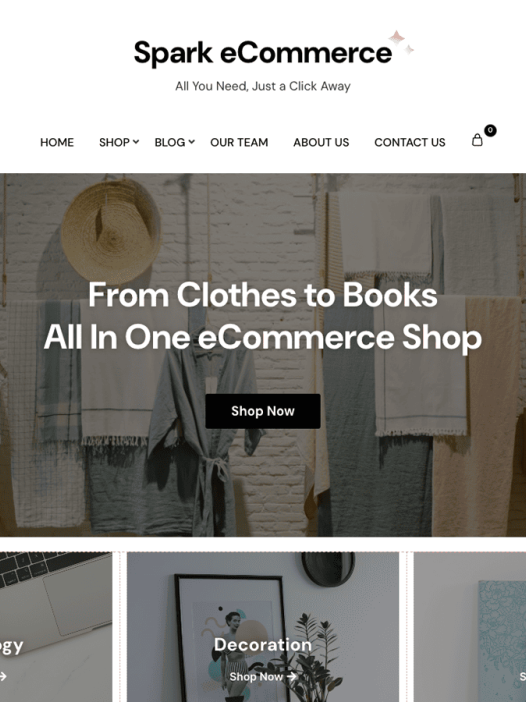 Spark eCommerce WordPress 主题