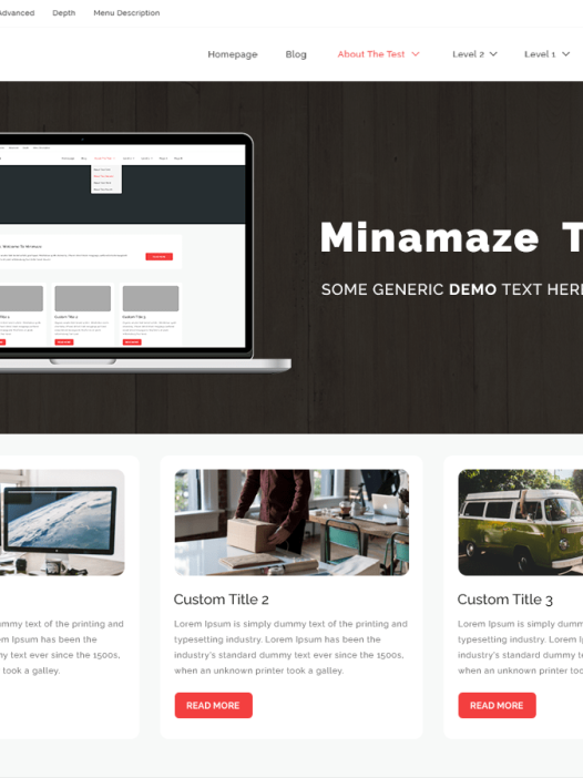 Minamaze eNews WordPress 主题