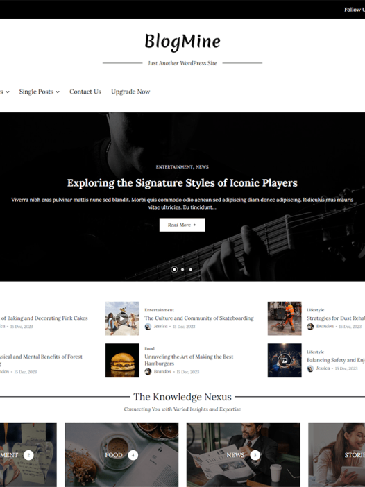Blogmine WordPress 主题
