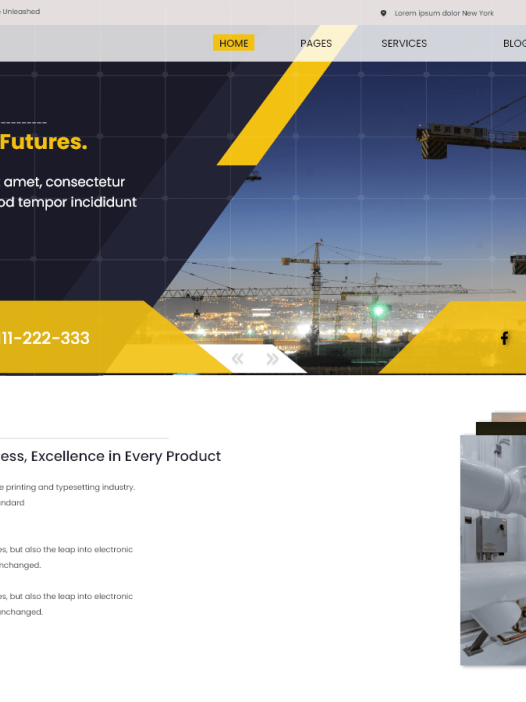 Real Industry WordPress 主题