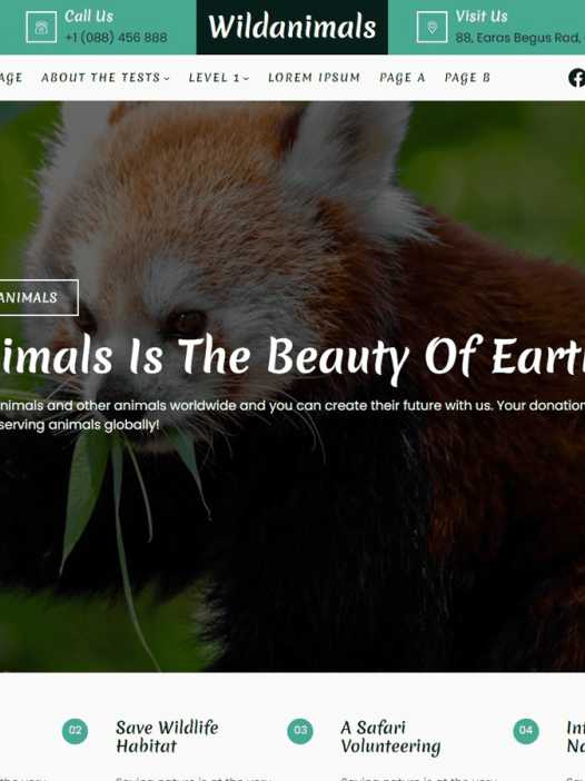 Wildanimals WordPress 主题