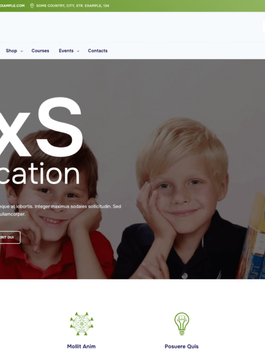 ExS Education WordPress 主题