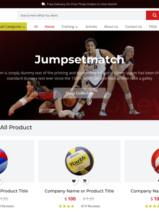 Volleyball Coach WordPress 主题
