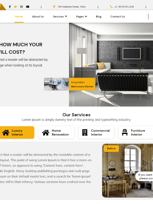 VW Home Renovation WordPress 主题