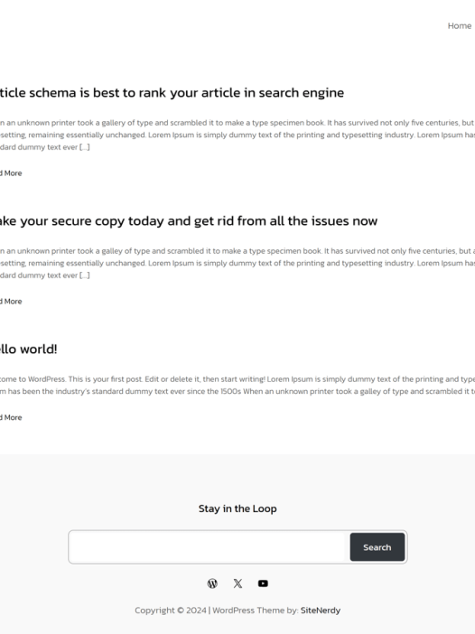 Cue WordPress 主题