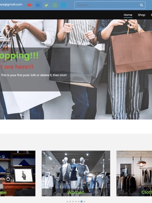 My Online Shop Product WordPress 主题