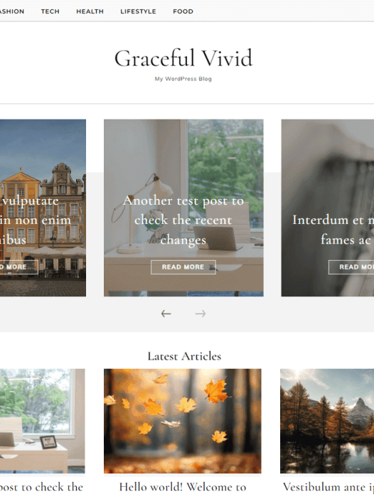 Graceful Vivid WordPress 主题