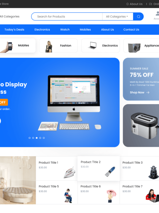 Electronic Supermarket WordPress 主题