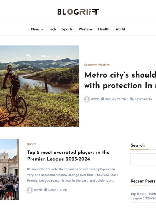 Blogrift WordPress 主题