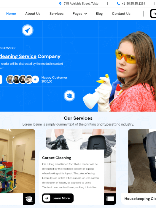 House Cleaning WordPress 主题