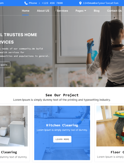 Cleaning Equipment WordPress 主题