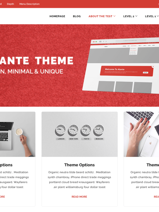 Alante Biz WordPress 主题