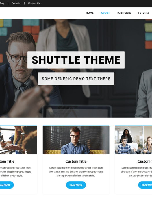 Shuttle All WordPress 主题