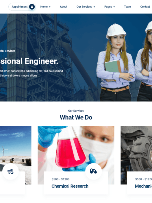 Elite Construction Industry WordPress 主题