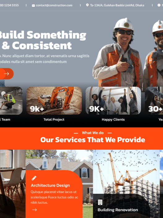 Architect Contractor WordPress 主题