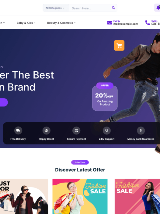Clothing Apparel Shop WordPress 主题