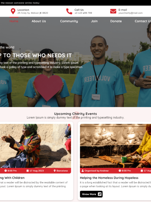 Charitable Non Profit WordPress 主题