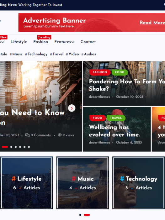 NewsDaily WordPress 主题