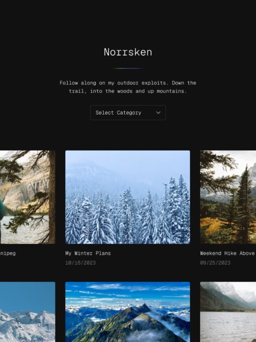 Norrsken WordPress 主题