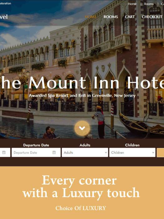 Hotel and Travel WordPress 主题