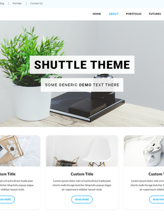 Shuttle Bright WordPress 主题