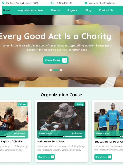 Charity Funds WordPress 主题