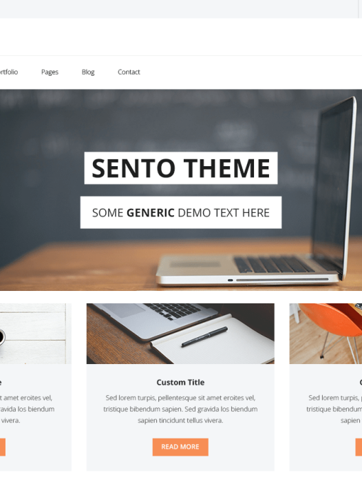 Sento Blog WordPress 主题