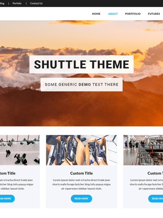 Shuttle iShop WordPress 主题
