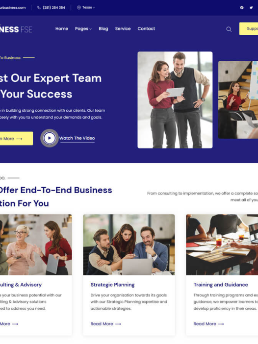 Business FSE WordPress 主题